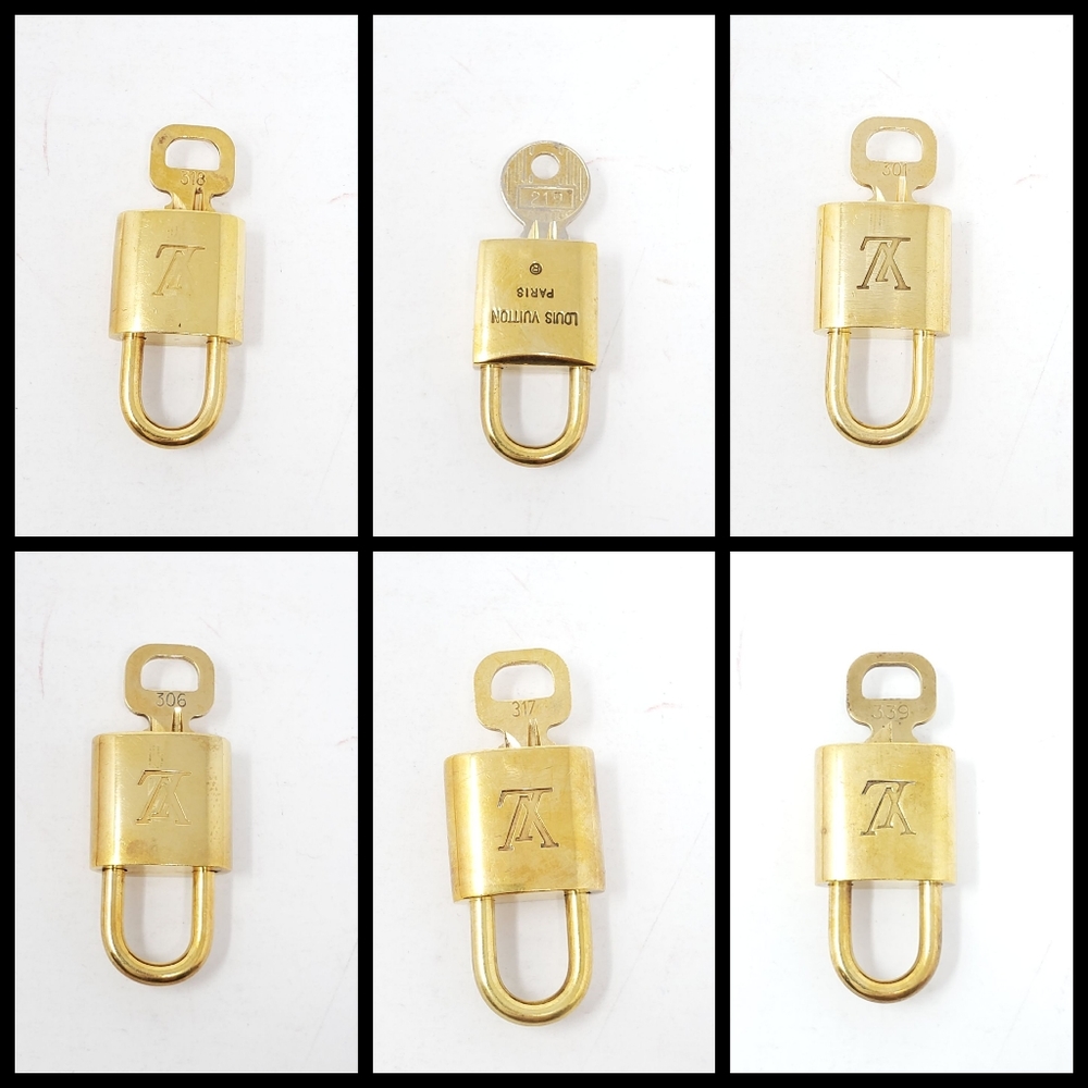 100% Authentic Louis Vuitton 1 Locks and 1 Key - Picture 12 of 13
